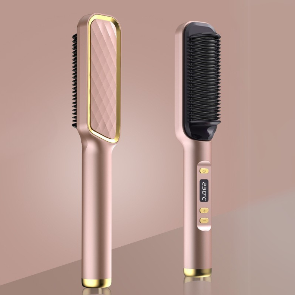 NovaTress™ 2-in-1 Hair Straightener Brush