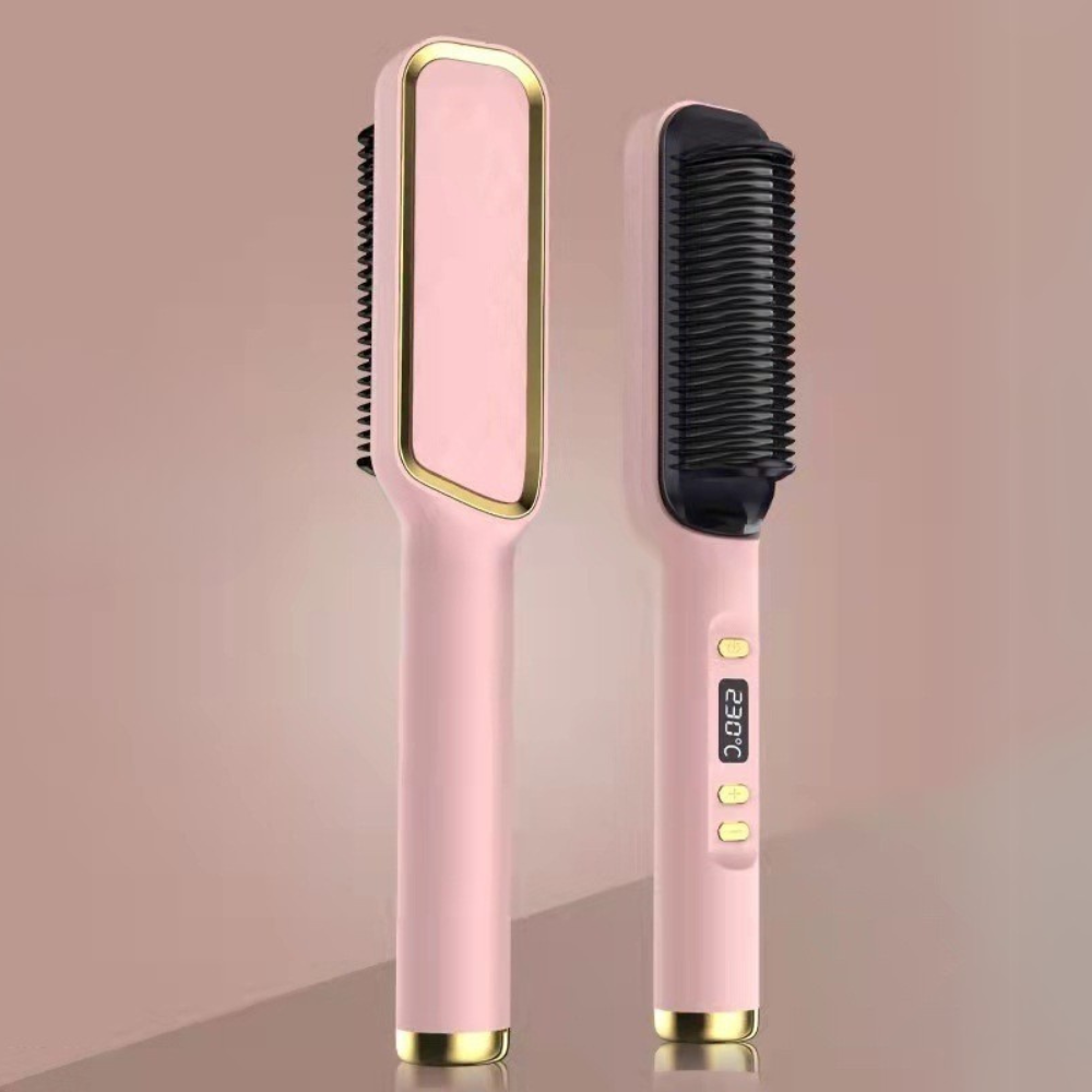 NovaTress™ 2-in-1 Hair Straightener Brush