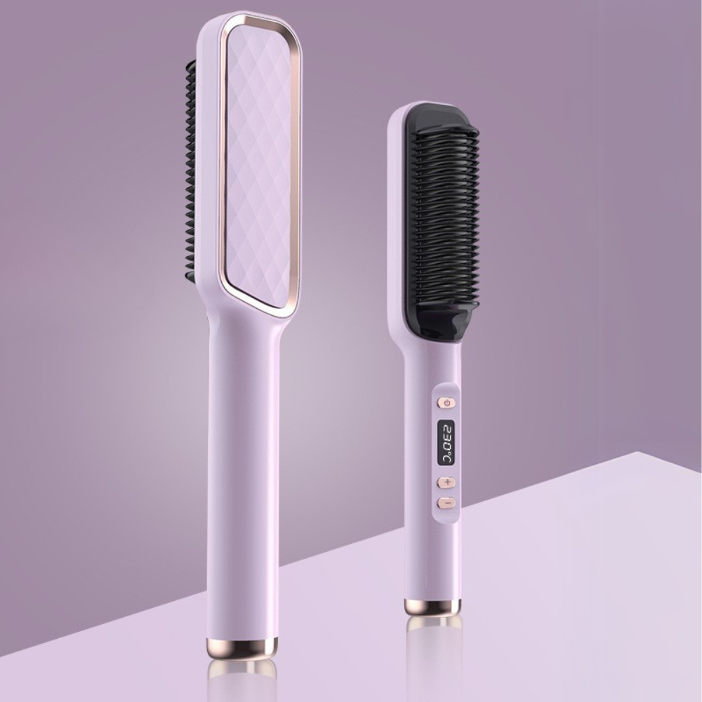 NovaTress™ 2-in-1 Hair Straightener Brush