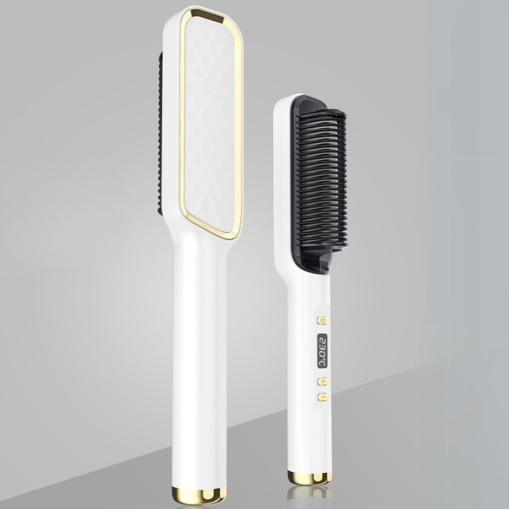 NovaTress™ 2-in-1 Hair Straightener Brush