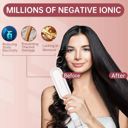 NovaTress™ 2-in-1 Hair Straightener Brush