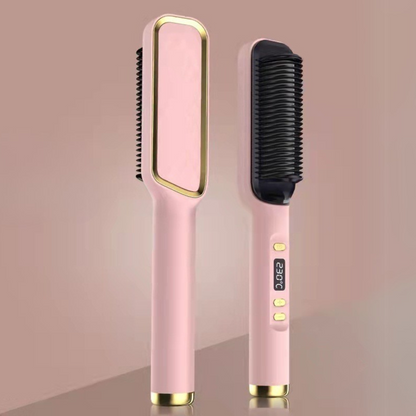 NovaTress™ 2-in-1 Hair Straightener Brush